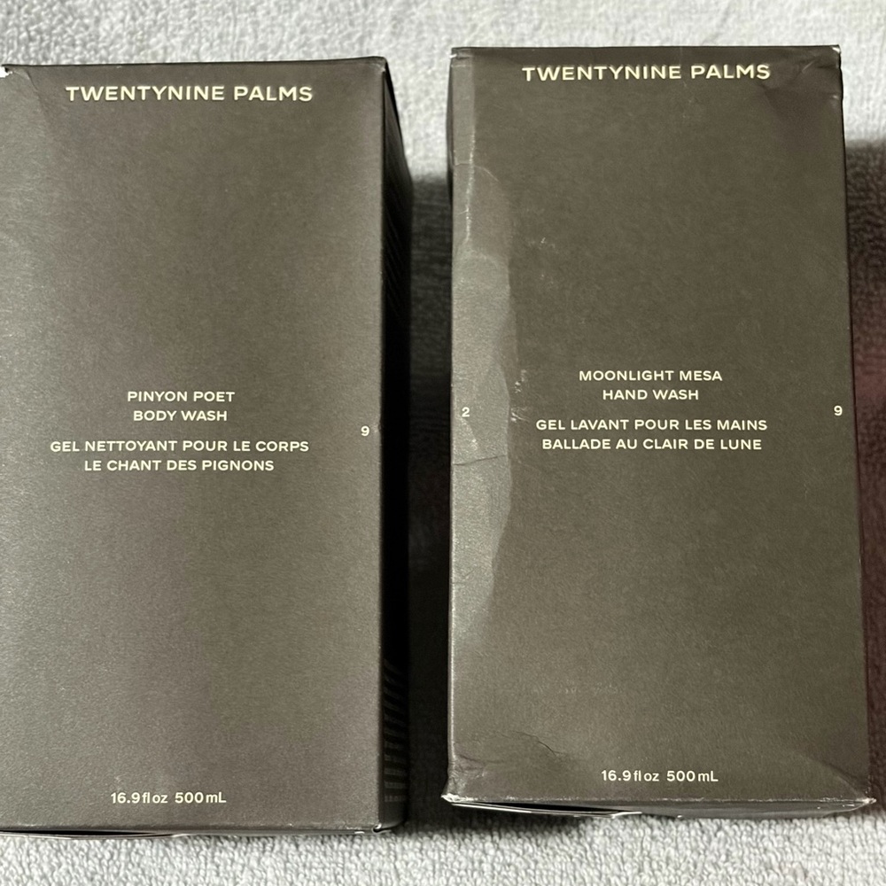 Twentynine Palms Pinyon Poet Body Wash & Hand Wash Set